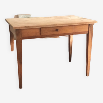 Solid wood farm table