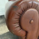Leather club sofa