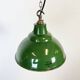 Industrial Green Enamel Factory Pendant Lamp from Maxlume, 1960s