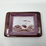 Pocket vase by Robert & Jean Cloutier in French ceramic, 1950s vintage.