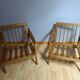 Scandinavian lounge bench and two armchairs