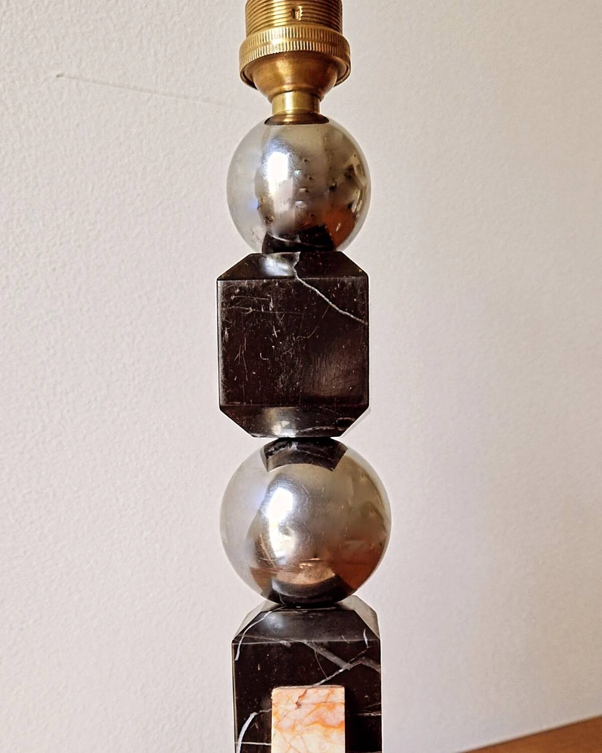 Art Deco modernist lamp base