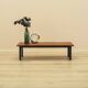 Danish teak coffee table with metal base, 1960s