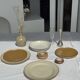 A genuine natural stoneware deep plate D20.5