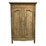 19th century raw chestnut country wardrobe