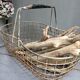 Fishing basket on foot