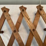 Scandinavian coat rack 10 hooks from the 60s-70s