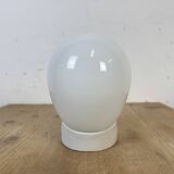 Vintage White Porcelain Wall Light, 1970s