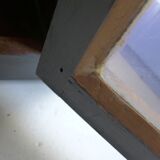 Black pharmacy cabinet