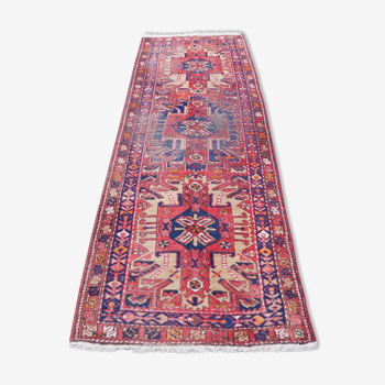 Tapis d'orient fait main de couloir persan hamadan