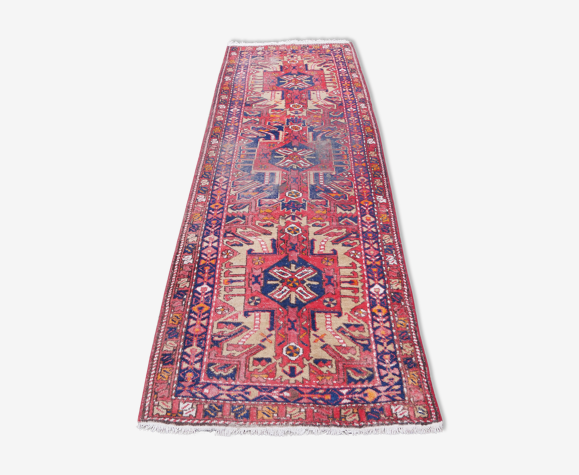 Tapis d'orient fait main de couloir persan hamadan