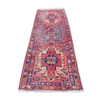 Handmade Oriental carpet of Persian corridor Hamadan