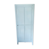 Armoire parisienne àcienne lingère meuble rangement vintage bleu
