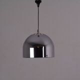 Large chrome-plated ceiling lamp from Staff, 1960s