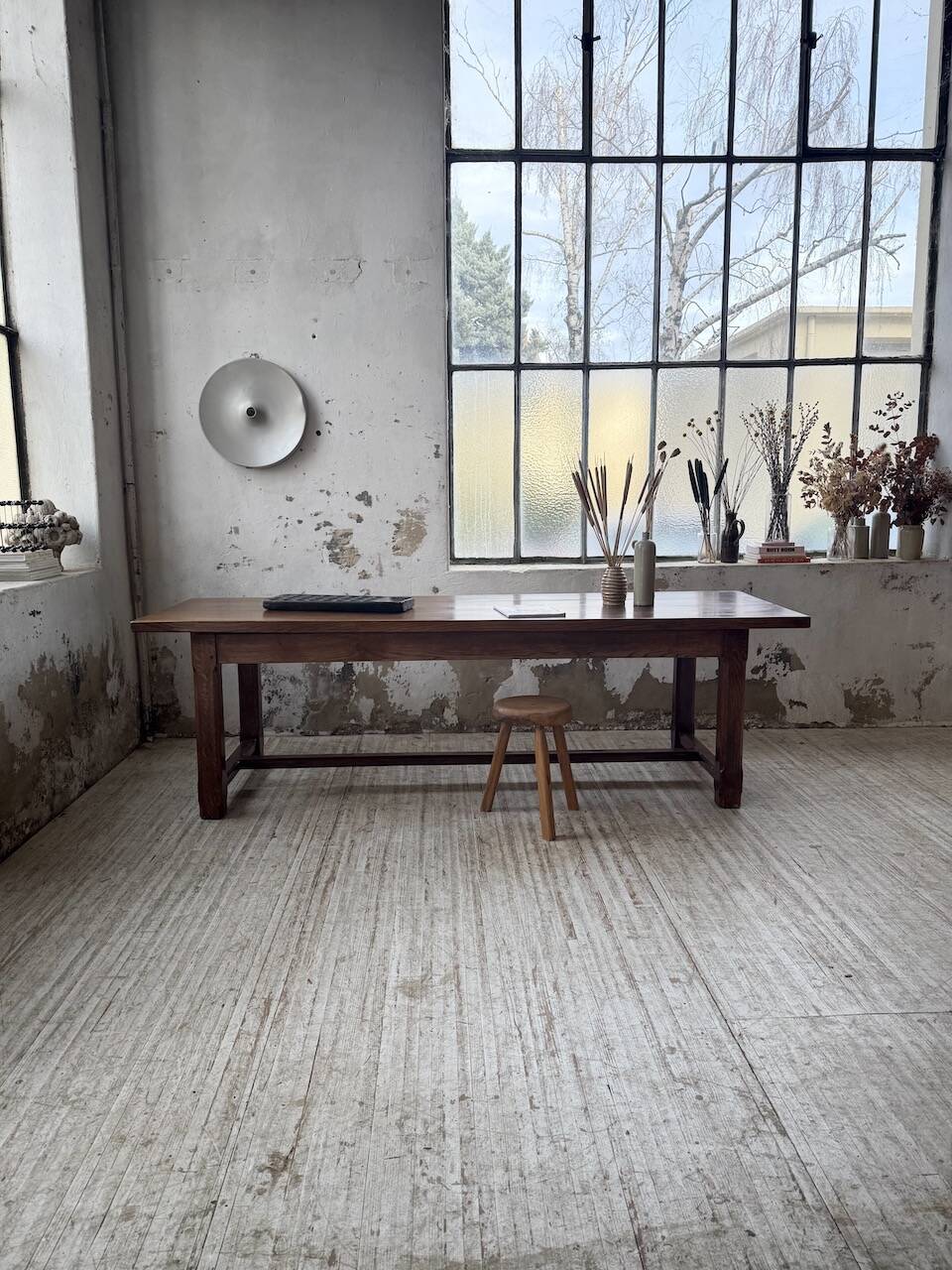 Table de ferme XL en chêne massif