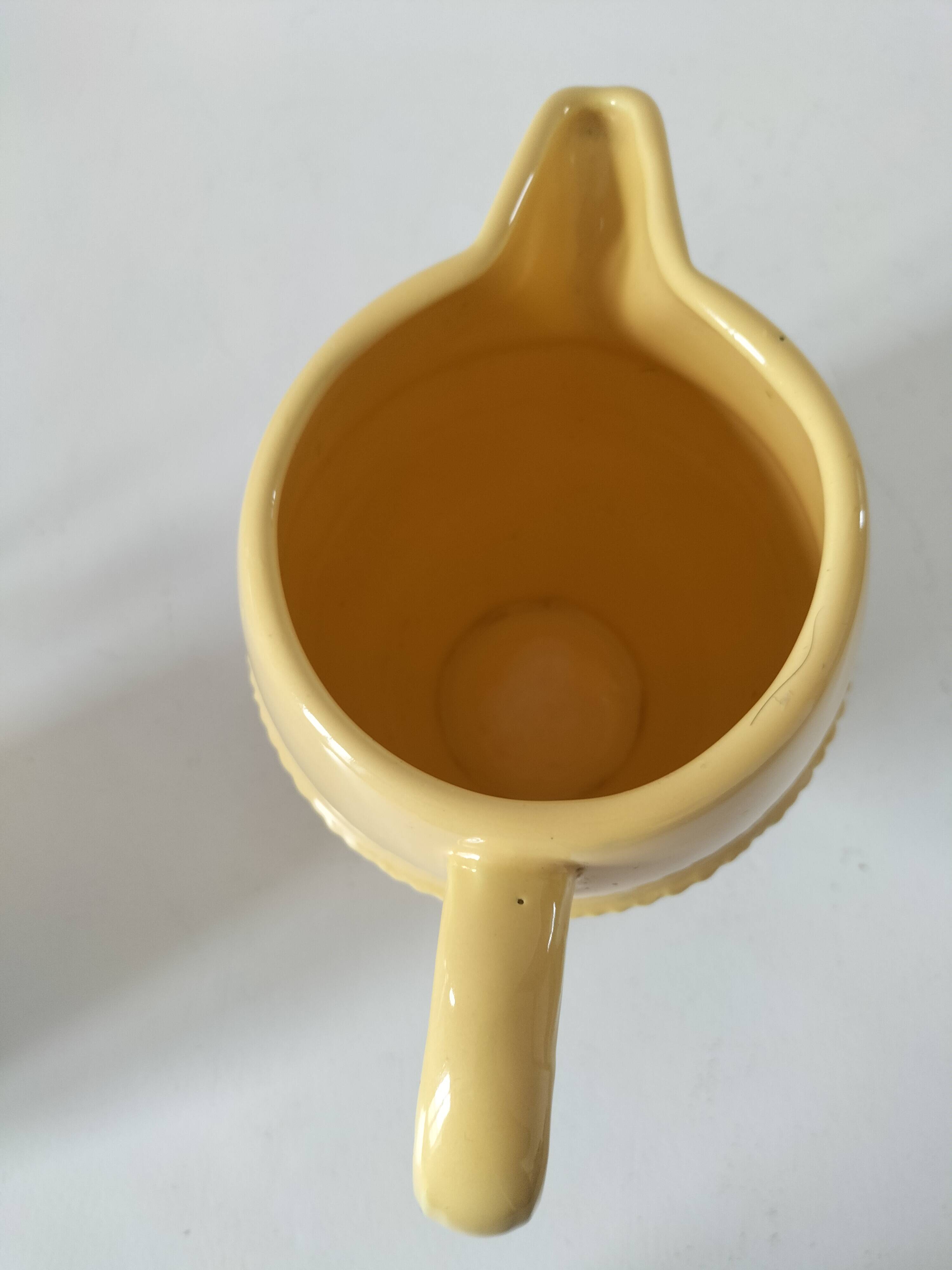 Saint Clément Barbotine Pitcher from the 50s