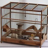 Old wooden bird cage