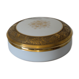 Limoges porcelain round box