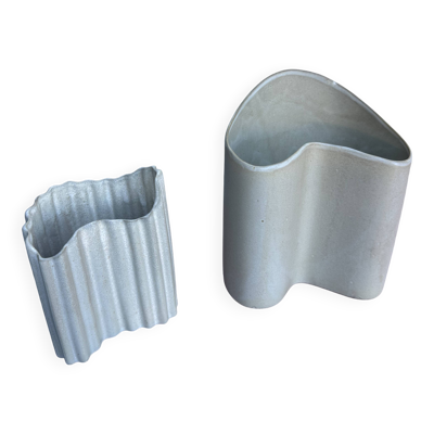 Paire de vases contemporains design par Bloomingville
