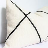 Moroccan wool pillow