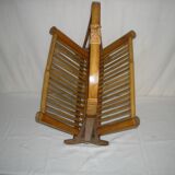 Bamboo folding magazine rack from the 40s - 50s