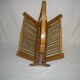 Bamboo folding magazine rack from the 40s - 50s