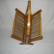 Bamboo folding magazine rack from the 40s - 50s