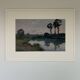 Landscape "The Banks of the Mayenne" by Ludet-Duval