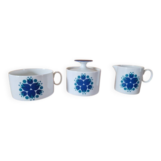 Thomas Germany (Rosenthal) - Selfish service with blue flower decoration