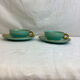 Set de 2 tasses à thé anciennes made in france