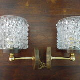 Pair of old sconces, brand Delmas