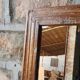 Ancien miroir en teck birman