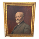 Tableau: oil on panel - portrait of a man