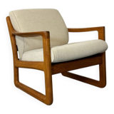 Mid-Century Scandinavian design Lounge Chair in Teak from CFC Silkebo