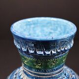 Vintage Bitossi Rimini Blue Vase by Aldo Londi