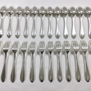 24 cutlery in silver metal
