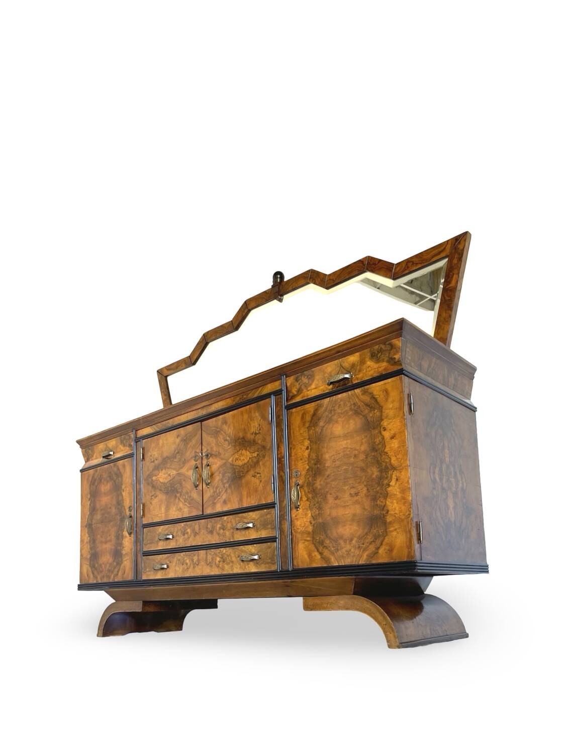 Crédence/buffet Art déco italien, années 1920.