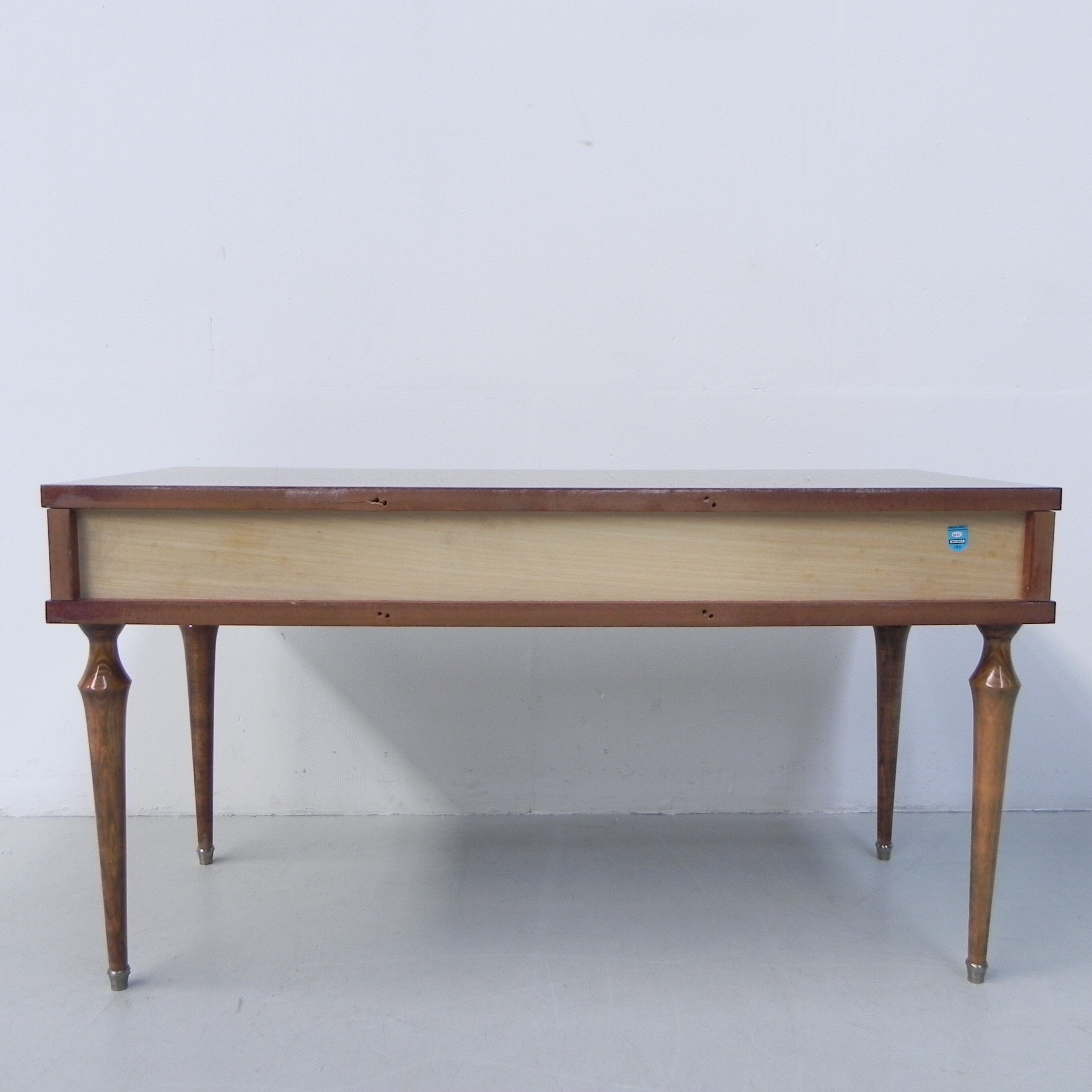 Bureau bas vintage avec 2 tiroirs NF ameublement