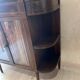 Antique marble and wood sideboard