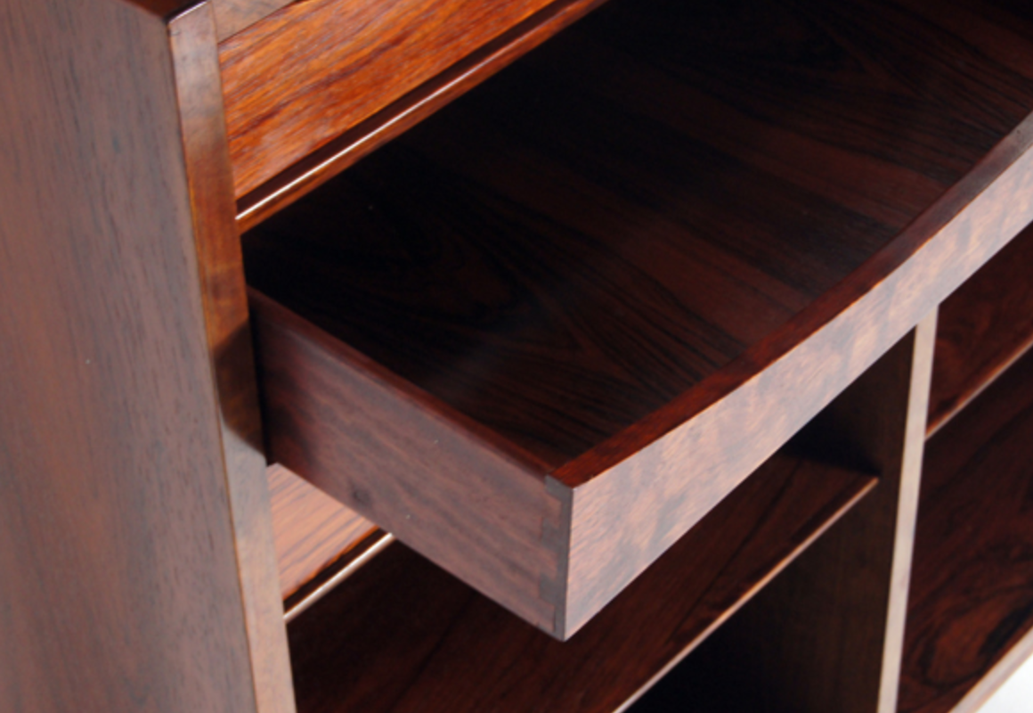 Bibliothèque en palissandre livre unité murale armoire