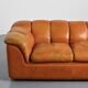 Cocker sofa in leather, Franco Bresciani for Poltrona Frau, 1970s