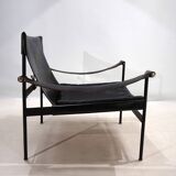 Tecta D99 leather lounge chair by Hans Könecke