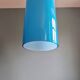 Suspension XXL en verre de Murano bleu, Alessandro Pianon,Vistosi,1960