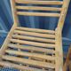 Trio of bamboo bar chairs