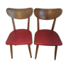 Lot of two chairs bistro Thonet 1950