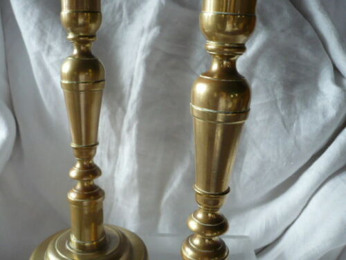 Pair of bronze candlesticks 19th century
