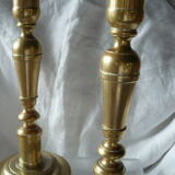 Pair of bronze candlesticks 19th century