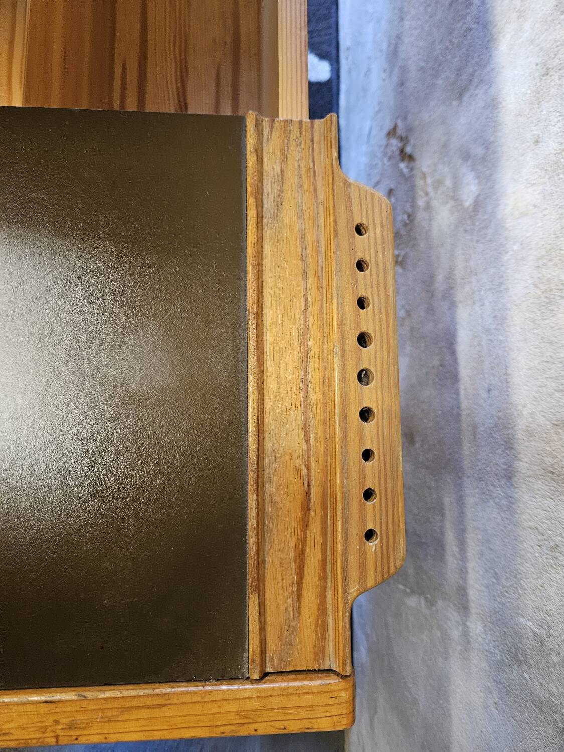 Architec pine desk 1970" suspended