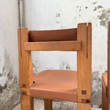 Paire de chaises Pierre Chapo S11