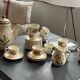 Vintage tableware set Bangui – Faïencerie de Gien - 1970s
